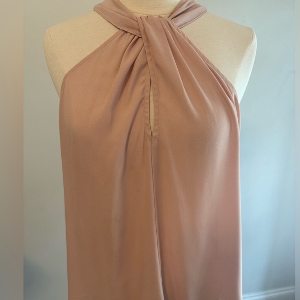 Lush Pink Halter Tank Top